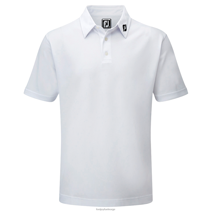 junior stretch pique solid hvit R6P2F1177 hvit Footjoy