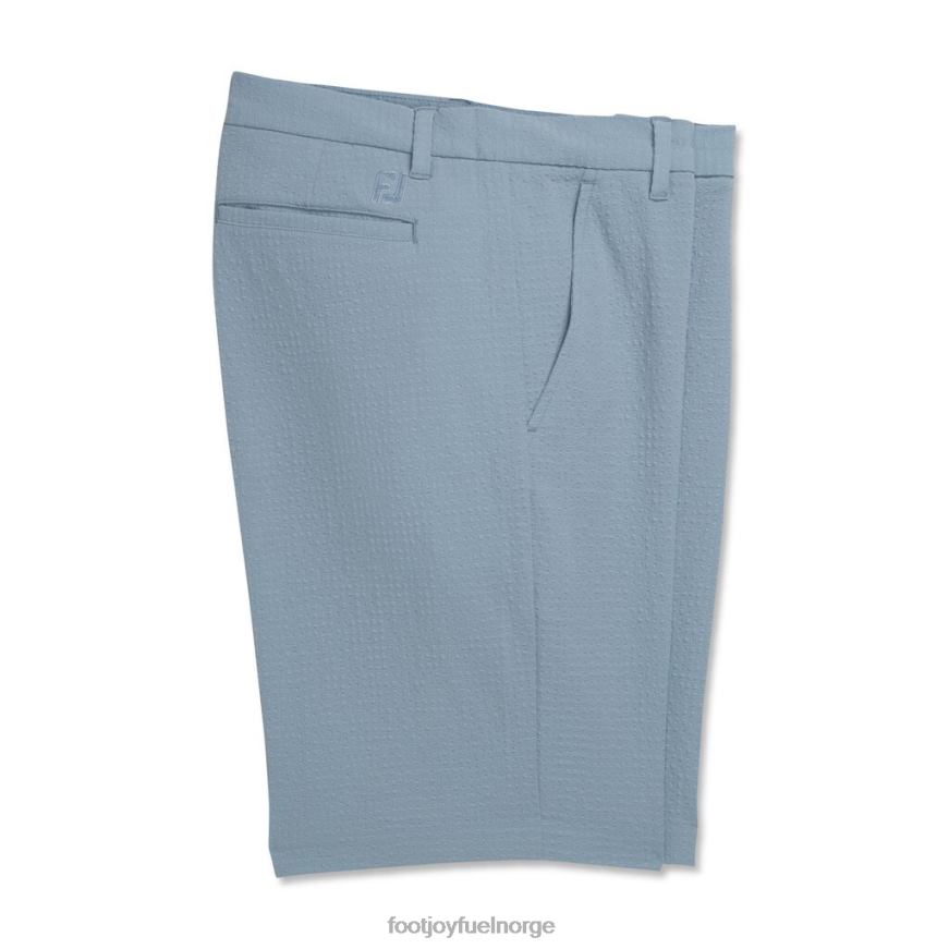 duegrå seersucker-shorts 10'' inseam-stil fra forrige sesong R6P2F2898 duegrå Footjoy