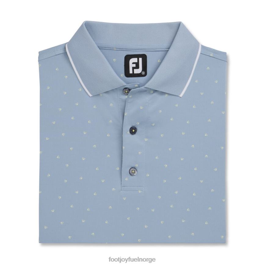 grå-lemonade push play print lisle strikket krage-tidligere sesong stil R6P2F2843 grå-lemonade Footjoy