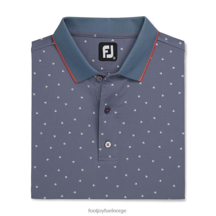 grafitt-hvit push play print lisle strikket krage-forrige sesong stil R6P2F2841 grafitt-hvit Footjoy