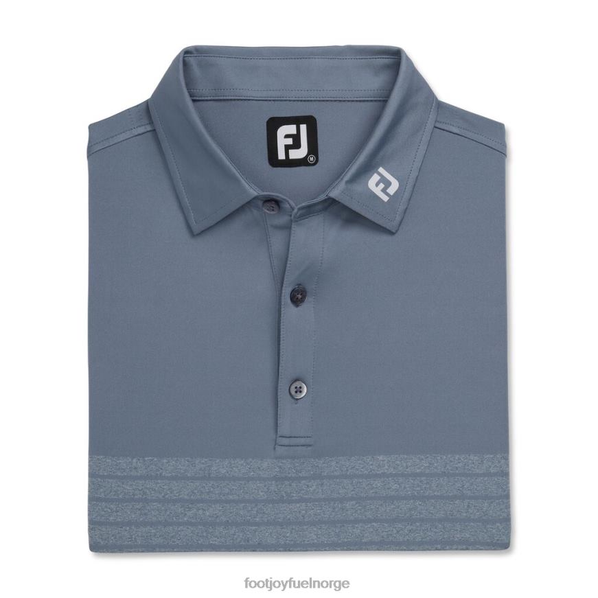 konstruert lyng nålestripe lisle self krage-grafitt i forrige sesong stil R6P2F2858 grafitt Footjoy