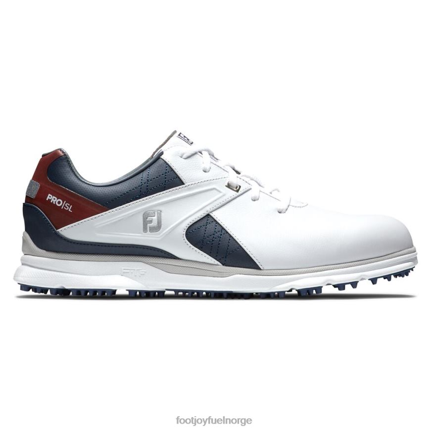 pro sl-forrige sesong stil hvit-marine-rød R6P2F2258 hvit-marine-rødbrun Footjoy