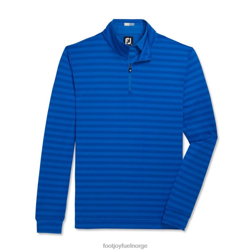 tonal stripe fersken jersey kvart glidelås-tidligere sesong stil royal R6P2F2893 kongelig Footjoy