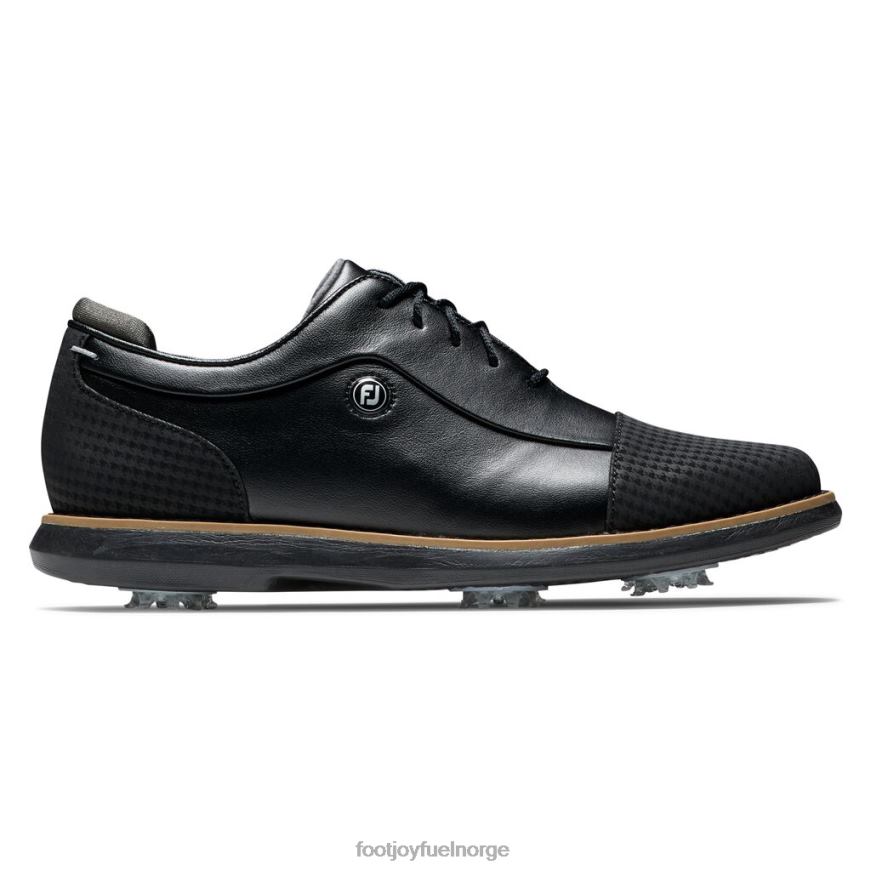 tradisjoner cap toe kvinner-forrige sesong stil svart R6P2F2980 svart Footjoy