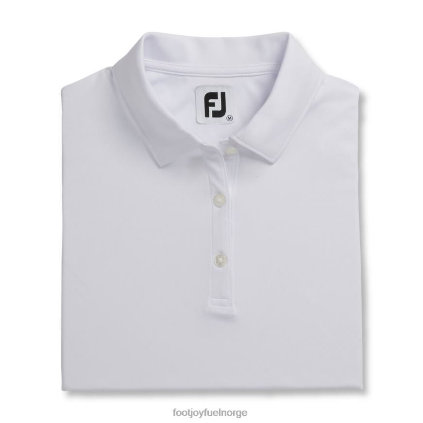 prodry interlock ermeløs skjorte self krage kvinner hvit R6P2F2942 hvit Footjoy