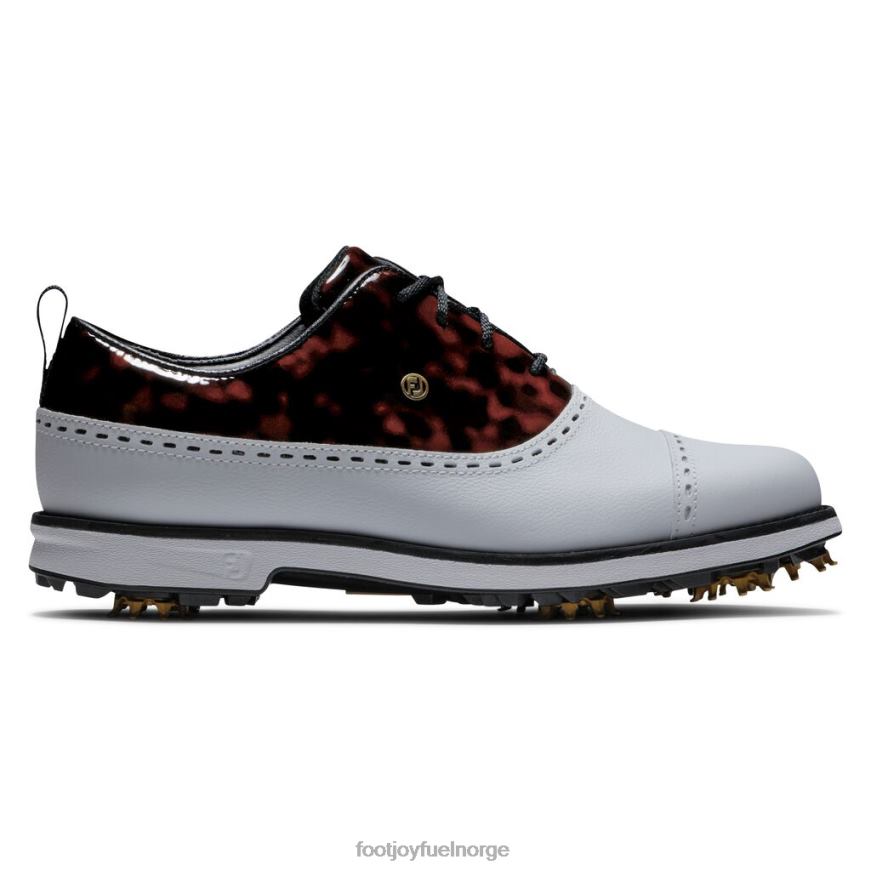 skilpaddeskall - premiereserie - cap toe kvinner hvit-skilpaddeskall patent R6P2F2902 hvit skilpaddeskall patent Footjoy