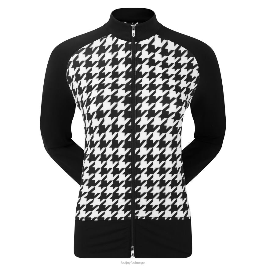 svart-hvit kvinners houndstooth mellomlag R6P2F1427 svart hvit Footjoy