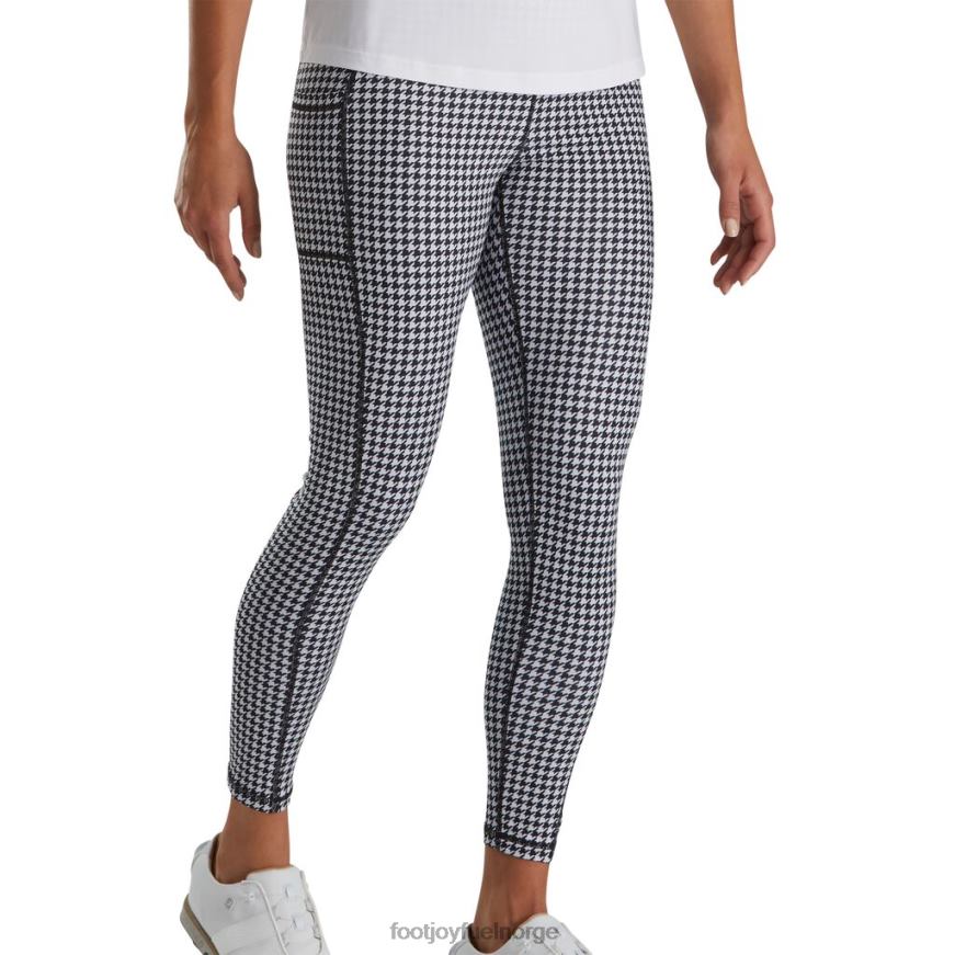 leggings med tøffetrykk for kvinner svart R6P2F2449 svart Footjoy