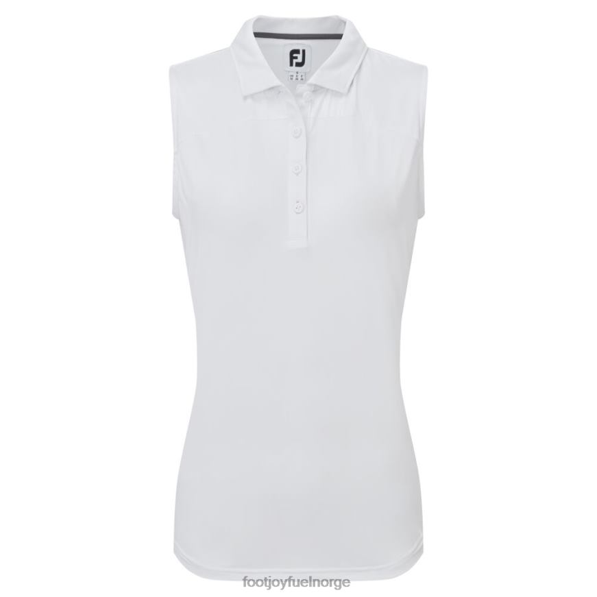 hvit mesh ermeløs lisle bak R6P2F1386 hvit Footjoy