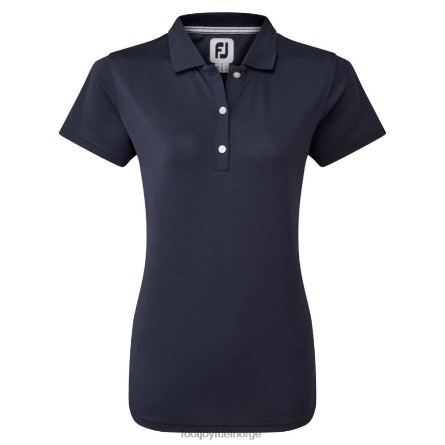 marineblå stretch pique solid R6P2F575 marinen Footjoy