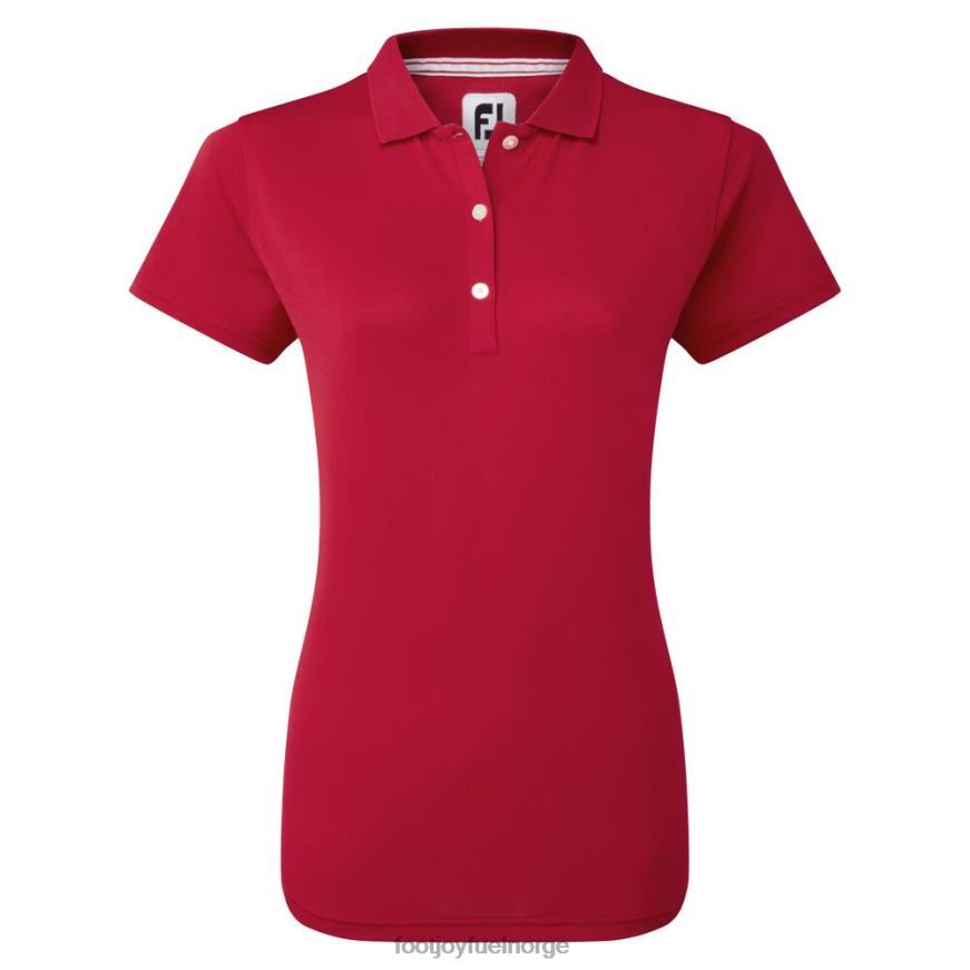 rød stretch pique solid R6P2F1385 rød Footjoy