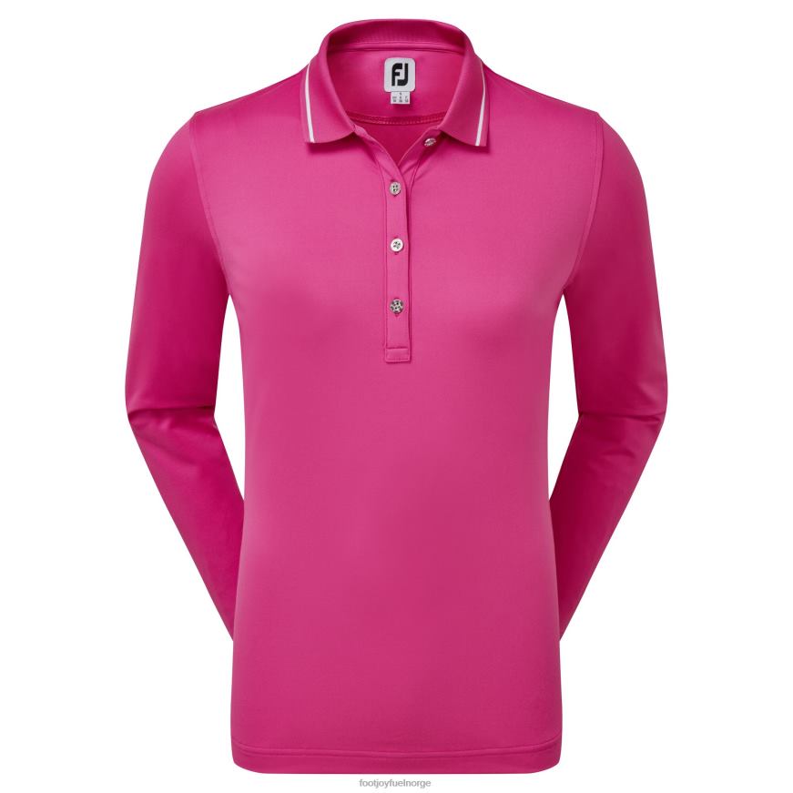 rosa termisk langermet skjorte for kvinner R6P2F596 rosa Footjoy