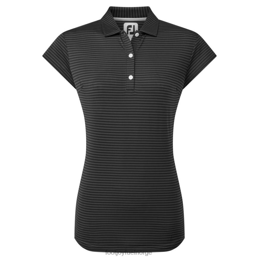 svart tonal stripe lisle R6P2F593 svart Footjoy