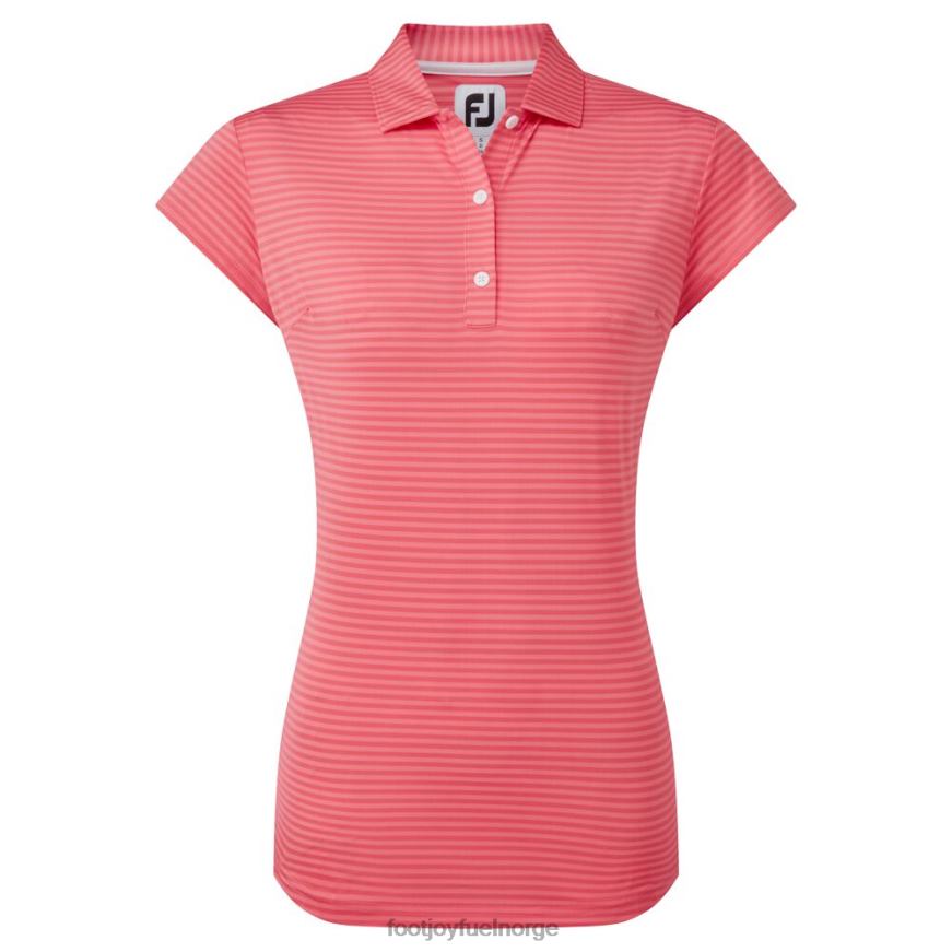 tonal stripe lisle lys korall R6P2F1401 lyse koraller Footjoy