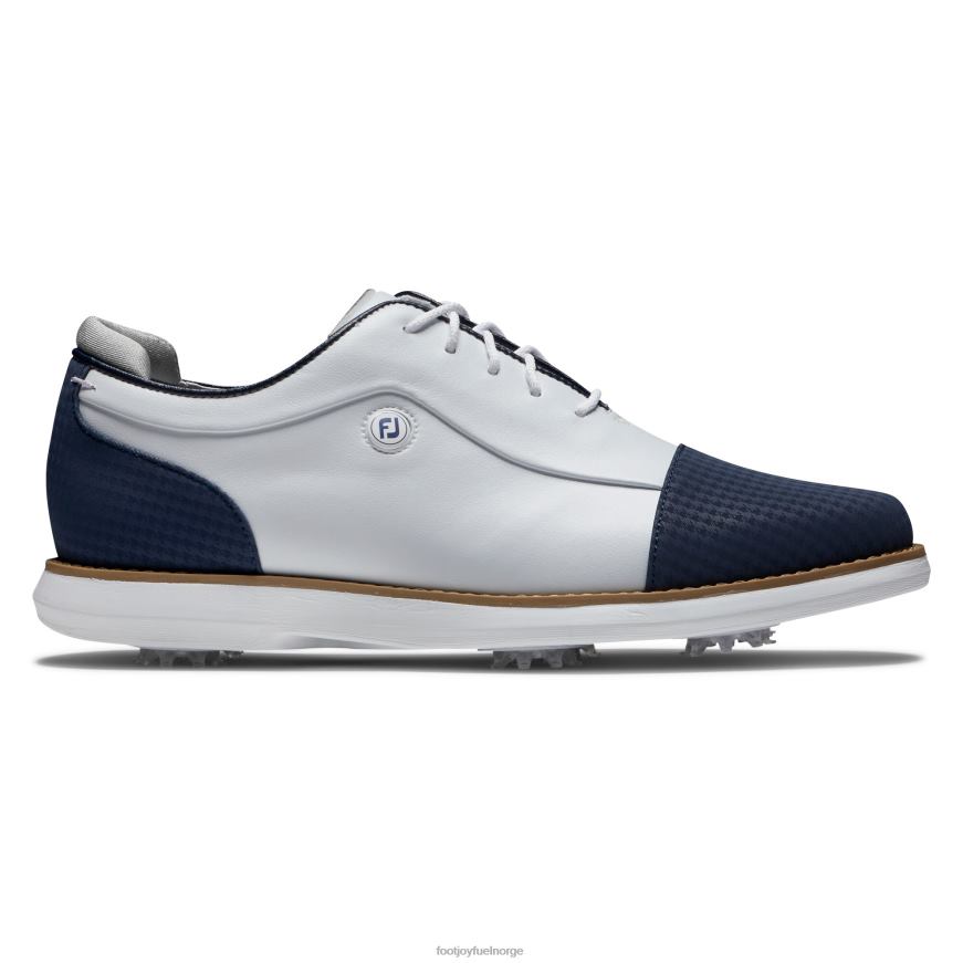 hvit-marine tradisjoner - skjoldspiss kvinner R6P2F1319 hvit-marine Footjoy