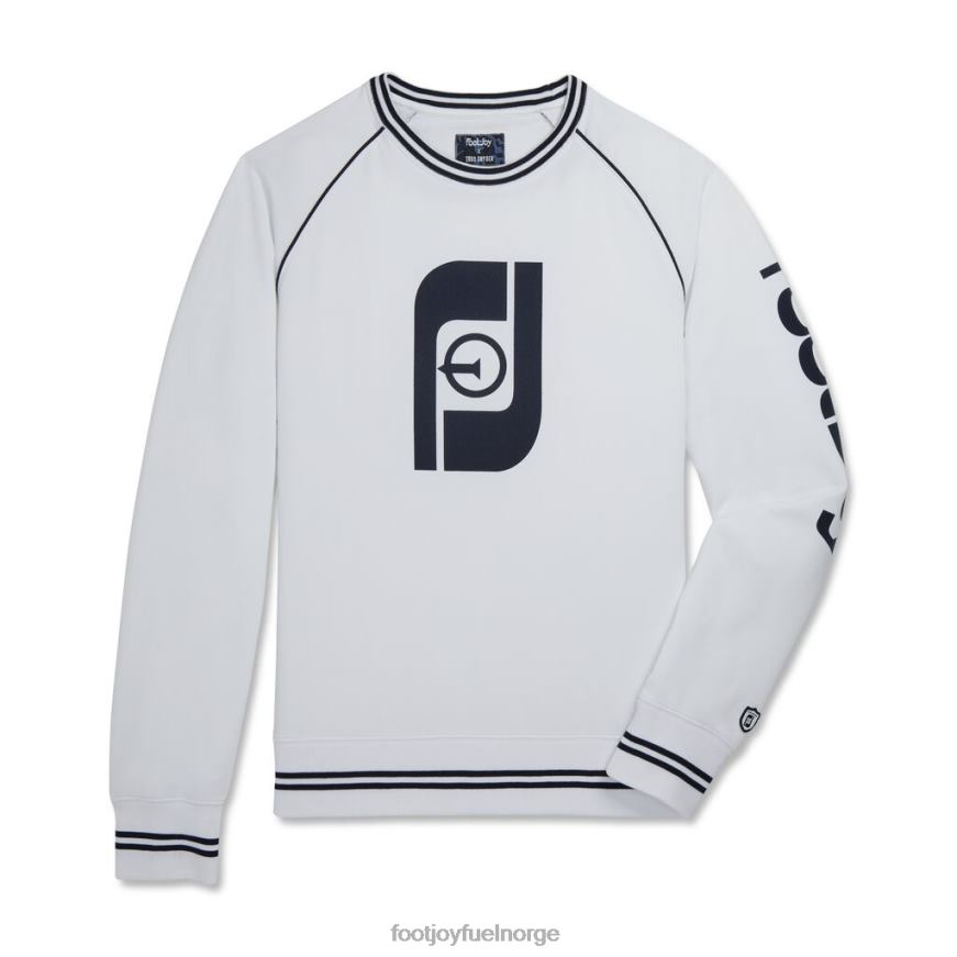 hvit fransk frotté raglan hals R6P2F2063 hvit Footjoy