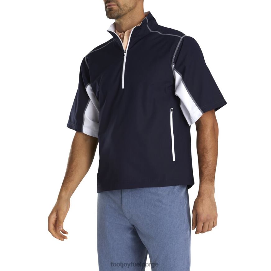 marine-hvit kortermet sport vindskjorte R6P2F2765 marine-hvit Footjoy