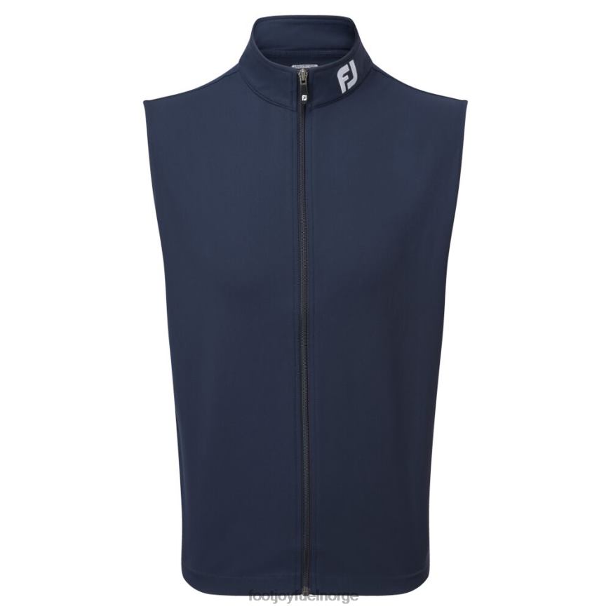 marine strikket vest med full glidelås R6P2F1073 marinen Footjoy