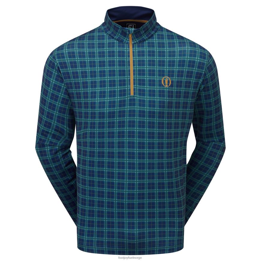 offisiell tartan strikket mellomlag åpen blå-multi R6P2F1102 åpen blå-multi Footjoy