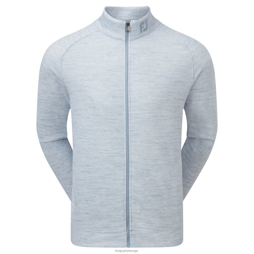 space dye fleece full glidelås mellomlag grå R6P2F1071 grå Footjoy