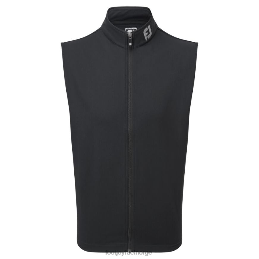 strikket vest med full glidelås svart R6P2F1072 svart Footjoy