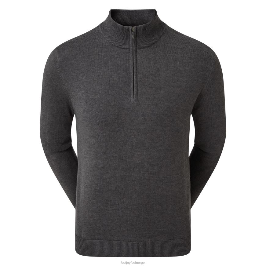 ullblanding 1-2 glidelåsfôret pullover lyngkull R6P2F1093 lyngkull Footjoy