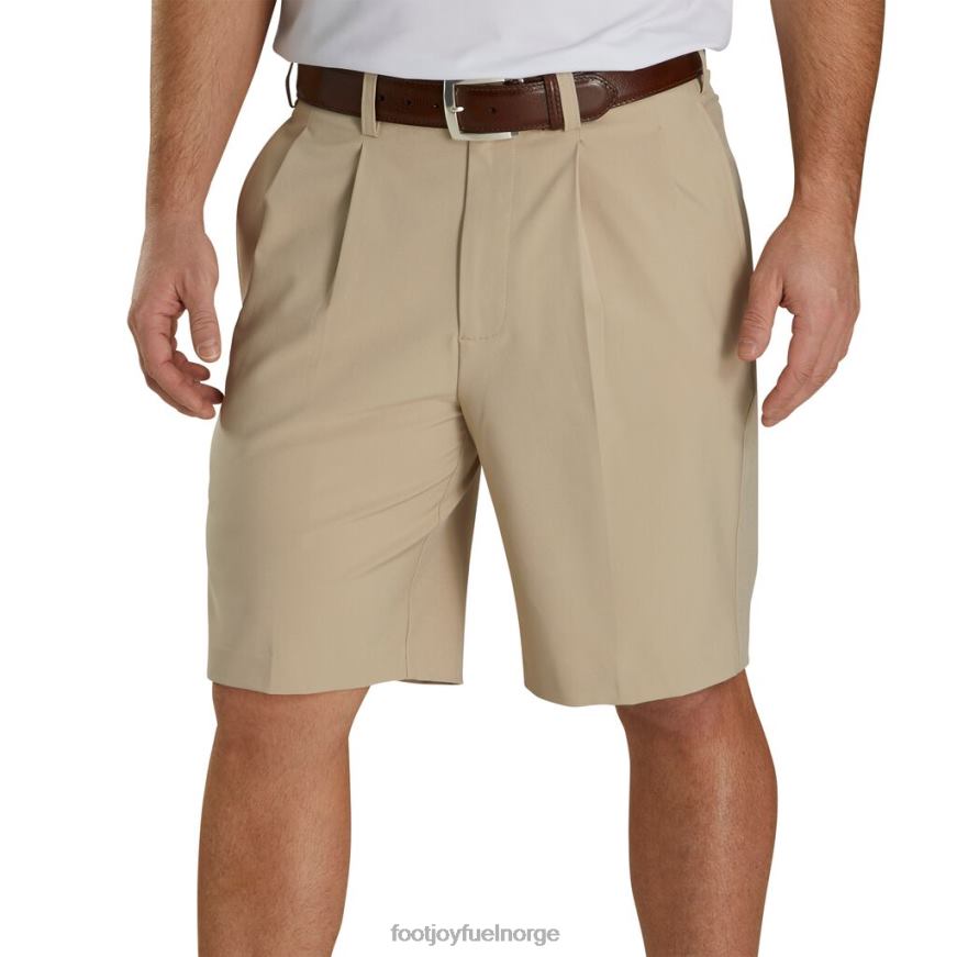 khaki plisserte shorts 9,5'' innersøm R6P2F1969 kaki Footjoy