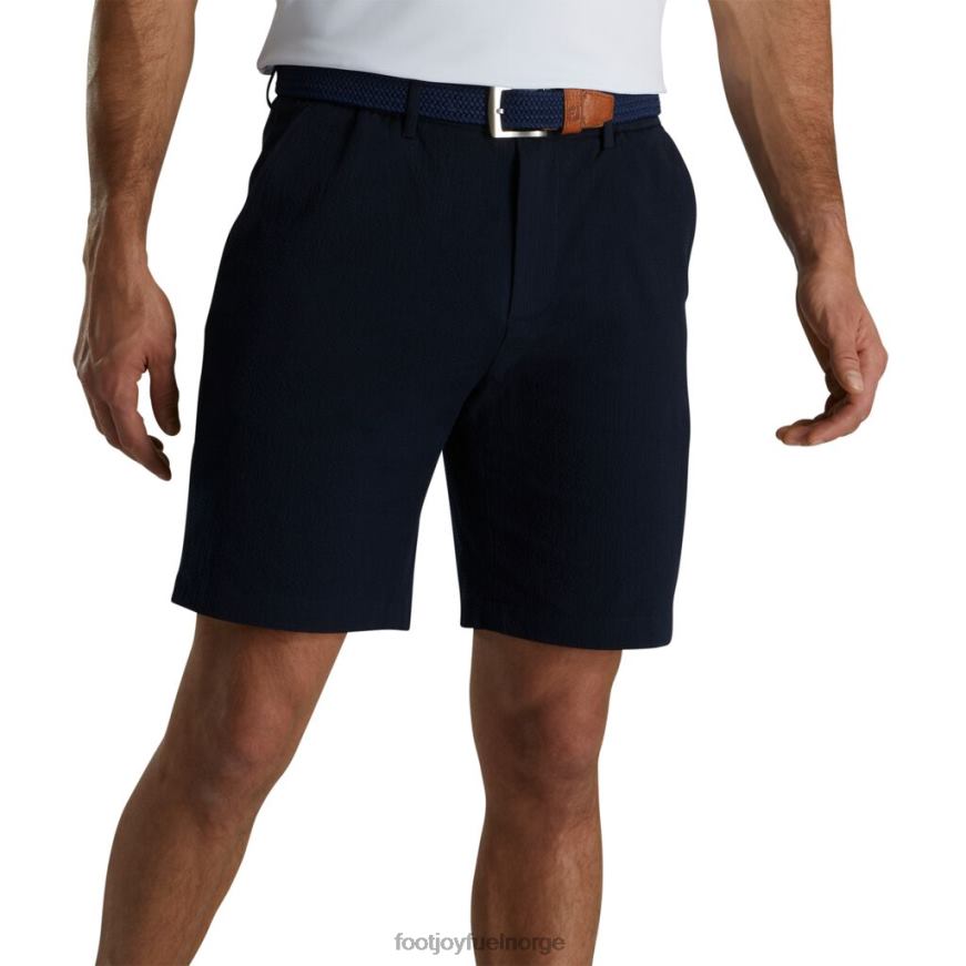 seersucker traveler shorts marine R6P2F1951 marinen Footjoy