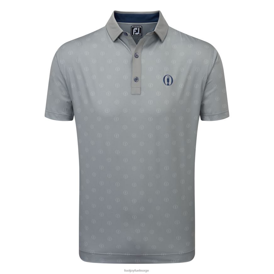 antikk sølv tonal logo foulard polo R6P2F977 antikk sølv Footjoy