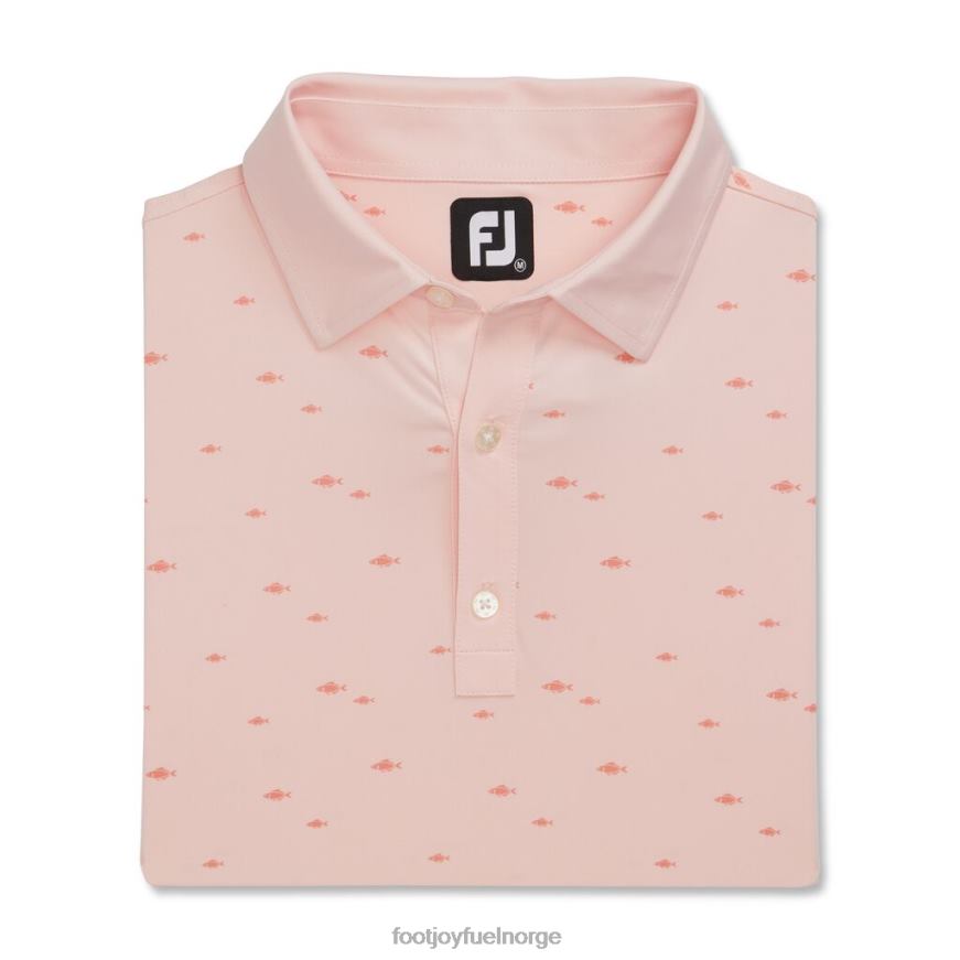 atletic fit school of fish print lisle self krage kvartsrosa R6P2F1795 kvarts rosa Footjoy