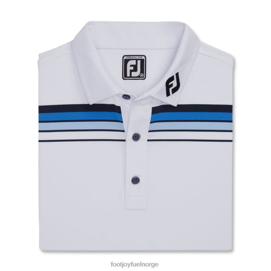 hvit atletisk passform shadow brystbånd lisle self krage - fj tour krage R6P2F1813 hvit Footjoy