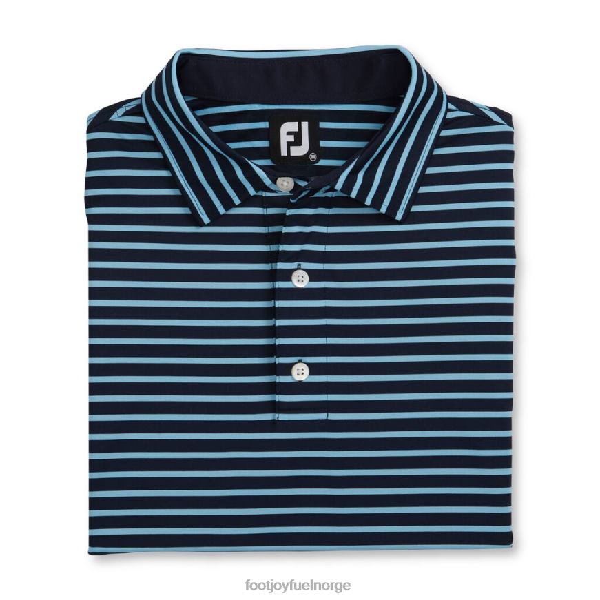 lisle 2-farget stripe selvkrage marine-lyseblå R6P2F1922 marine-lyseblå Footjoy