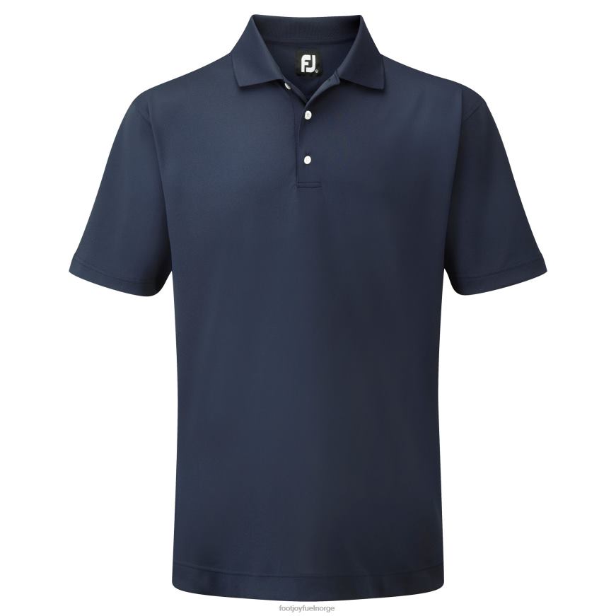 marineblå stretch pique solid strikket krage R6P2F971 marinen Footjoy