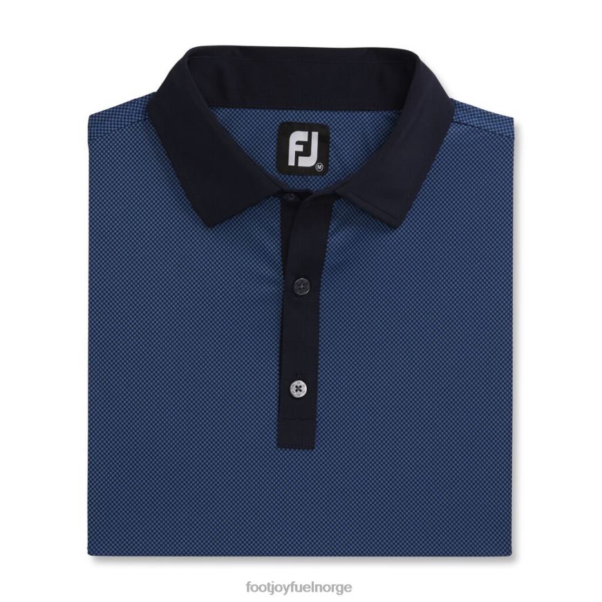 stretch lisle mini rutetrykk marineblå R6P2F1929 marineblå Footjoy