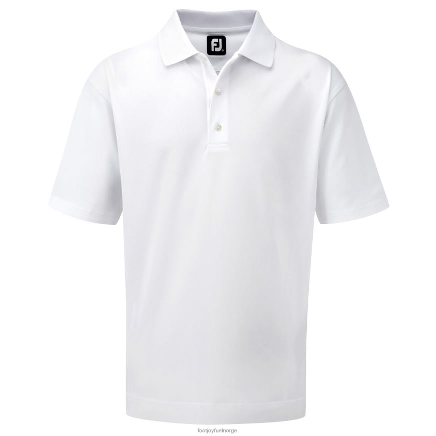 stretch pique solid strikket krage hvit R6P2F973 hvit Footjoy