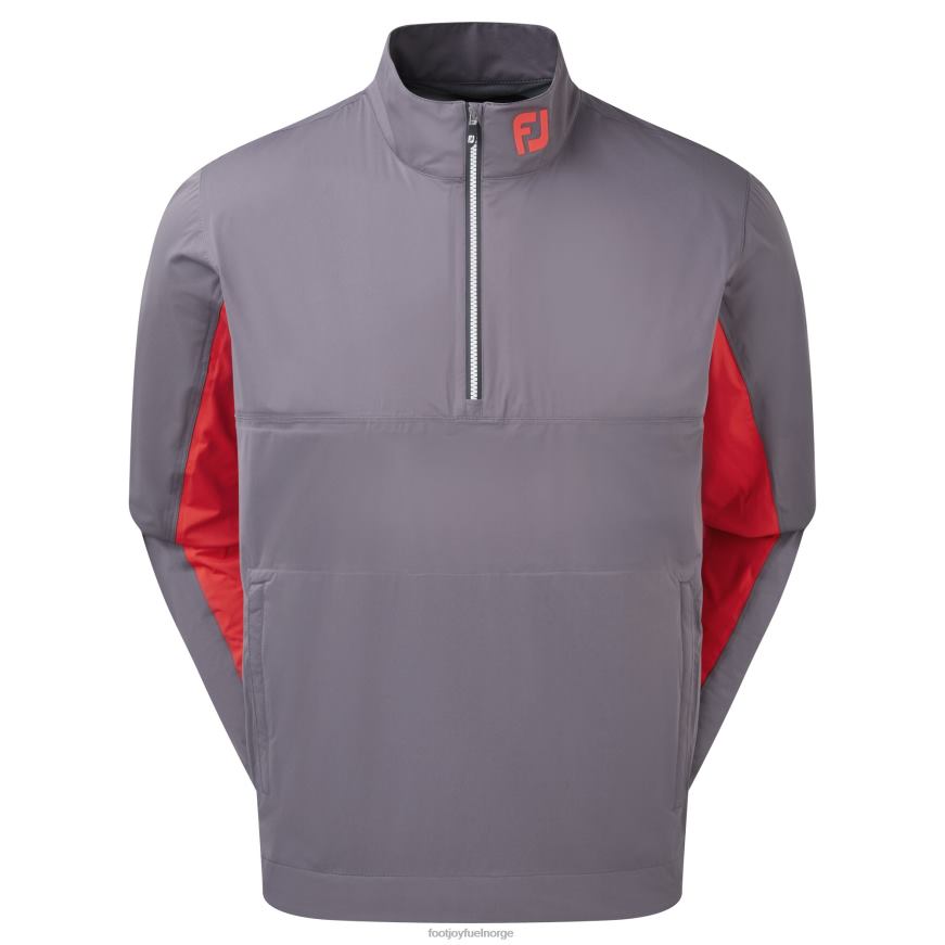 fj hydroknit 1-2 zip kull-rød-hvit R6P2F304 kull-rød-hvit Footjoy