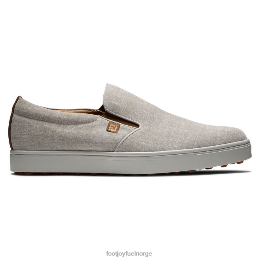 hvit-sølv club casual slip-on R6P2F1727 hvit-sølv Footjoy