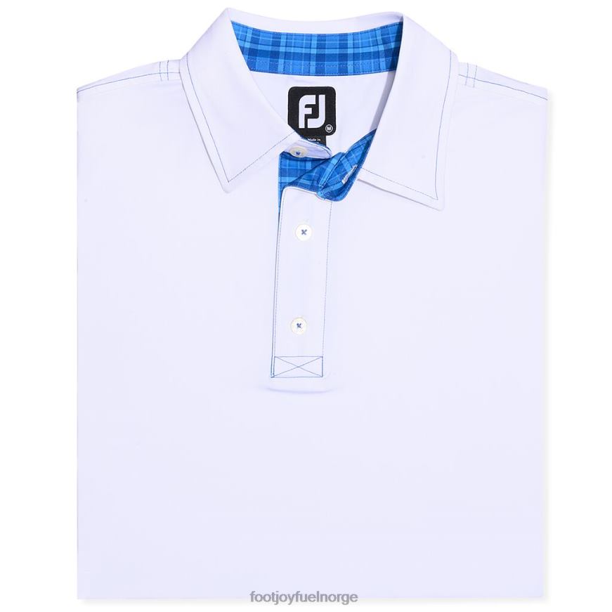 pledd til pappa pledd trim lisle strikk hvit-pledd R6P2F2691 hvit-pledd Footjoy