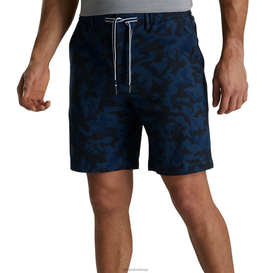 blå camo seersucker-shorts R6P2F1241 blå camo Footjoy