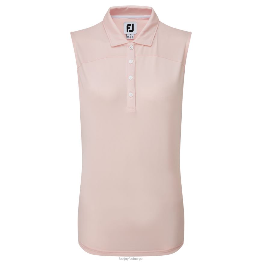 blush rosa kvinners mesh rygg solid ermeløs lisle R6P2F1568 rødme rosa Footjoy