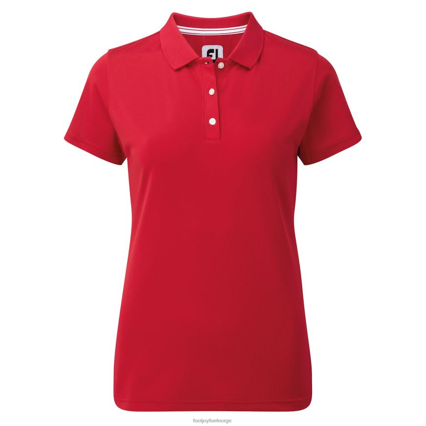 rød stretch pique solid kvinner R6P2F1538 rød Footjoy