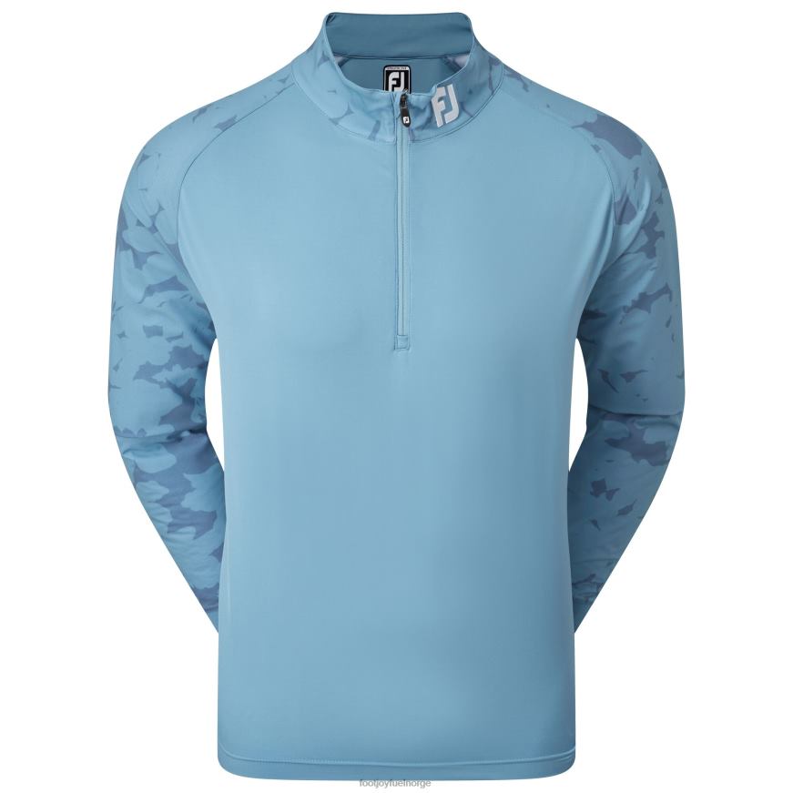 storm blå camo floral halv glidelås mellomlag R6P2F455 storm blå Footjoy